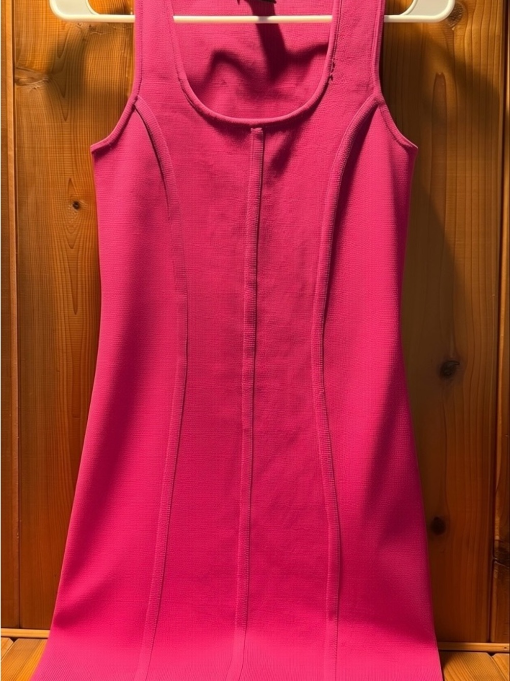 Sincerely Jules Sleeveless Mini Dress in Hot Pink